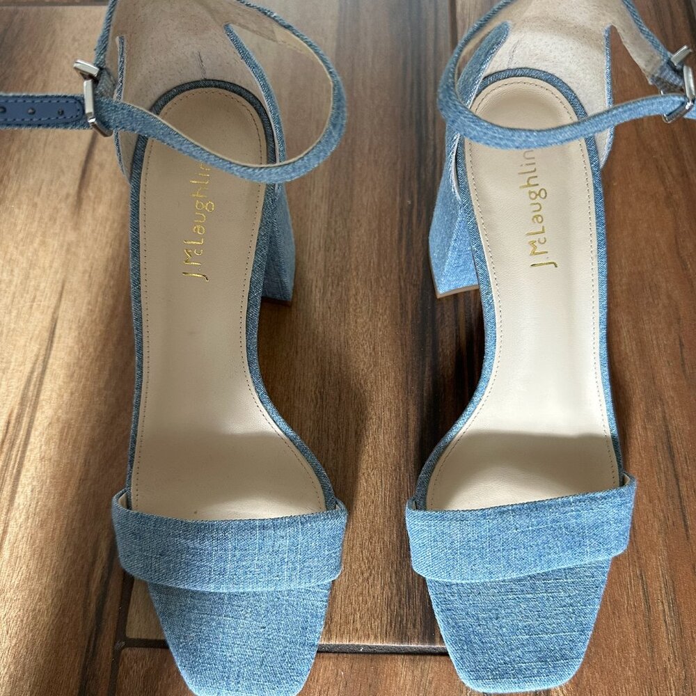 J Mclaughlin Leather Sole 8.5 M Womens Shoes